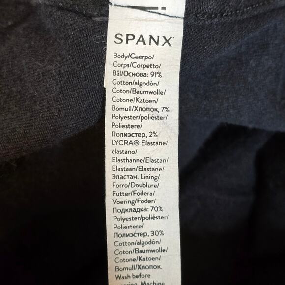 Spanx Women's Black Skinny Jeans 20278R M / 6-8 Stretch Fitted - Picture 6 of 12
